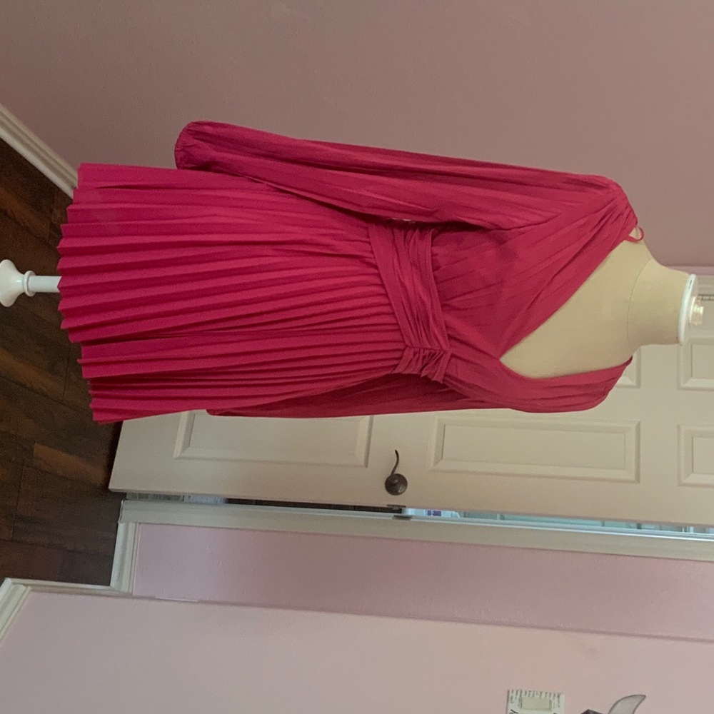 Anthropologie x Aureta Rich Hot Pink